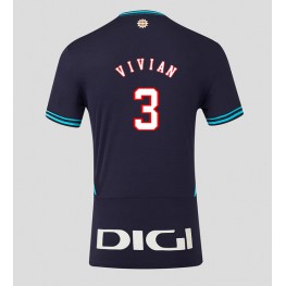 Athletic Bilbao Dani Vivian #3 Uit tenue 2025-26 Korte Mouw